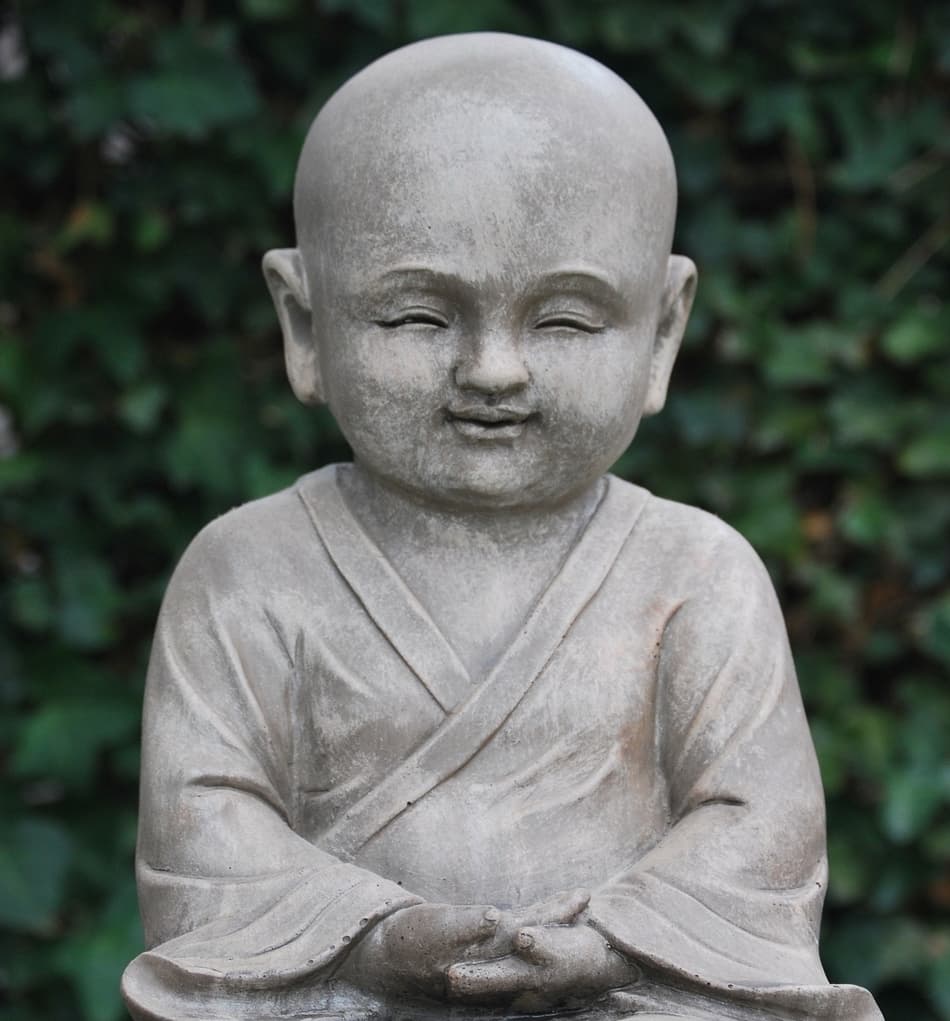 boy statue example of the inner smile meditation