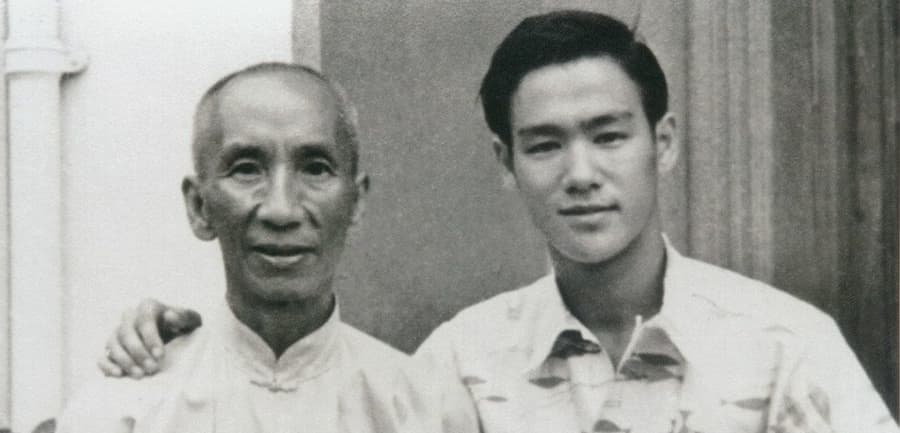 wing chun master ip man and bruce lee image